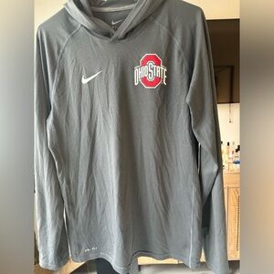 Nike Gray Ohio State Hoodie